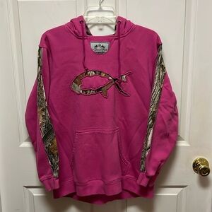 Pink and Camo Hoodie, Size M